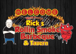 rick's rollin smoke barbeque & tavern las vegas logo